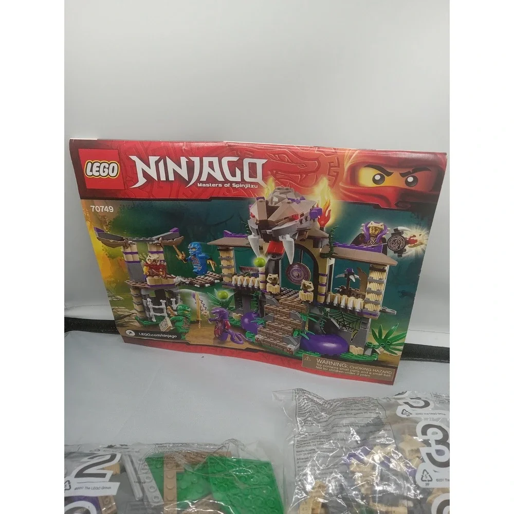 LEGO NINJAGO Enter the Serpent 70749 In 2015 U Retired Not Complete Read Bag 2&3